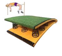 YORCME Trampolino Ad Alto Impatto per Adulti di Peso Elevato, Tavola Elastica - 4/6/9 Molle di Potenza, Grado Palestra, Peso Massimo 110 kg, Supporto per Allenamento in Palestra E A Scuola 9Springs