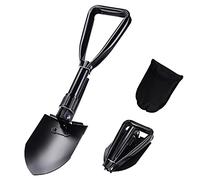 YORFULL Pala, Pala Pieghevole Multifunzione per Pala da Neve, Vanga per Orto, Sopravvivenza Camping, Pala Militare, Pala da Giardino,Mini Pala con Borsa Portaoggetti