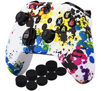 YoRHa 1 custodia in silicone con stampa per controller Xbox One S/X (graffiti) con impugnature professionali x 8