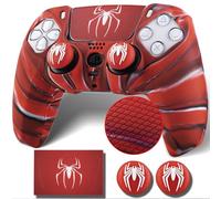YoRHa Cover in silicone antiscivolo per controller PS5 con tappi per levette * 2 & Sticker * 1 Spider