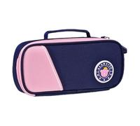 YORISMAL Astuccio Gessetto Blu, Maniglia, Astuccio grande per studenti delle scuole elementari e medie, leggero e delicato sulla schiena, astuccio per cancelleria inglese a tre piani