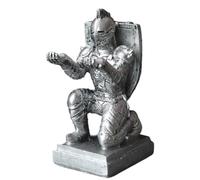 YORISMAL Portapenne da cavaliere argentato, decorazione creativa come regalo di laurea per ragazzi, porta cellulare, accessorio da scrivania: un ottimo regalo per le forniture per ufficio.