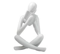 YORISMAL Right Thinking Reading Thinker, ornamento per soggiorno, studio, decorazione per il vino, decorazione artigianale, decorazione per la casa, decorazione moderna