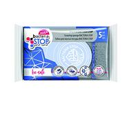 York BACTERIA STOP Confezione da 5 spugne per piatti con proprietà igieniche antibatteriche e macromolecole di zinco - Spugna da cucina - 9 x 6 x 3 cm - 5 pezzi