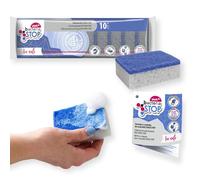 YORK Bacteria Stop Set da 10 Spugne da Cucina Antibatteriche con Microparticelle di Zinco Spugna Lavapiatti Super Assorbente Antigraffio per Piatti Pentole e Superfici Delicate Igiene Casa Azzurro