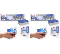 YORK Bacteria Stop Set da 10 Spugne da Cucina Antibatteriche con Microparticelle di Zinco Spugna Lavapiatti Super Assorbente Antigraffio per Piatti Pentole e Superfici Delicate Igiene Casa Azzurro