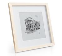 York - Cornice quadrata, 30 x 30 cm, foto, passepartout, vetro