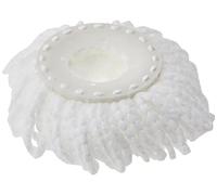 York Mocio rotante AZUR - Testina di ricambio con microfibra assorbente, facile da sostituire. Si adatta mocio per il pavimento Set con secchio, bianco, piccolo