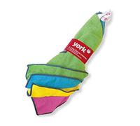 York Panni Microfibra Vetri e Specchi Blu, 4 pz