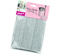 York Ricambio per Mocio Piatto HANDY - Panno in Microfibra con Fissaggio Speciale (Attacco Unilaterale) - Compatibile Solo con Sistema York Handy - Per Parquet e Piastrelle - 1 Pezzo