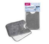 York Ricambio Piatto per Mocio Rotante "Special" - Testa Lavapavimenti Rettangolare in Microfibra per Secchio con Centrifuga - Ideale per Angoli e Battiscopa - Lavabile in Lavatrice - 1 Pezzo