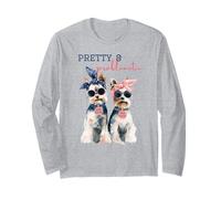 Yorkie Dogs Bad Cagna Piuttosto Problematico Sassy Bestie Maglia a Manica