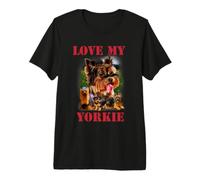 Yorkie Love My, Yorkshire Terrier Maglietta Premium