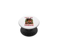 Yorkie Love My, Yorkshire Terrier PopSockets PopGrip Adesivo