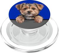 Yorkipoo Carino Peeking Yorkie Poo Mix Dog Lover PopSockets PopGrip per MagSafe