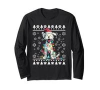 Yorkshire Christmas Ugly Pullover Funny Dog Xmas Maglia a Manica