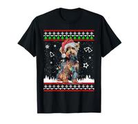 Yorkshire Christmas Ugly Pullover Funny Dog Xmas Maglietta