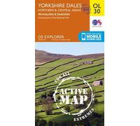 Yorkshire Dales Northern & Central (Map) OS Explorer Active Map