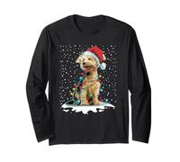 Yorkshire Dog Christmas Lights Pigiama Uomo Donna Bambini Maglia a Manica