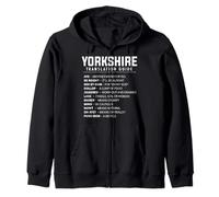 Yorkshire Slang Translation Guide Proud Yorkshire Rose Mardy Felpa con Cappuccio