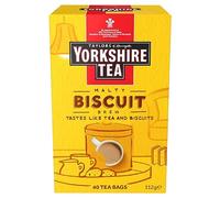 Yorkshire Tea - Malty Biscuit Brew - Tè Nero Aromatizzato al Biscotto - Provenienza Responsabile - 40 Bustine di Tè