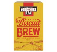 Yorkshire Tea - Malty Biscuit Brew - Tè Nero Aromatizzato al Biscotto - Provenienza Responsabile - 40 Bustine di Tè