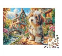 Yorkshire Terrier 1000 Pezzi Cartolina Premium Set Di Puzzle Per Adulti Sfida Del Gioco Educativo Presente Divertente Pacchetto Valore 38x26cm/1000pcs