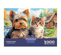 Yorkshire Terrier 1000 Pezzi Pet Dog Puzzle Adulti Impegnativo E Difficile Per Qualità Premium Per Adulti E Ragazzi Collection Decorazione Domestica Regalo Per Amore E Amico 70x50cm/1000pcs
