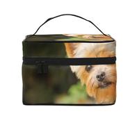 Yorkshire Terrier Bokeh Cani Carini da Parete, Borsa da Viaggio per Trucco da Donna, Grande Organizer per Cosmetici