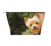 Yorkshire Terrier Bokeh Cani carini Yorkie da parete, Borsa da toilette Borsa per trucco Borsa per cosmetici Borsa da toilette da viaggio portatile