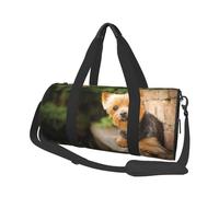 Yorkshire Terrier Bokeh Cani carini Yorkie da parete, Borsone da viaggio di grande capacità Borsa rotonda Borsa da viaggio sportiva Borsa da viaggio Borsa da fitness