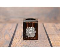 Yorkshire Terrier - candeliere in legno con l'immagine di un cane Art Dog IT