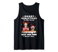 Yorkshire Terrier Christmas To The World Best Dog Mom Xmas Canotta