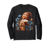 Yorkshire Terrier Gnome Dad For Flower Lover And Yorkie Mom Maglia a Manica