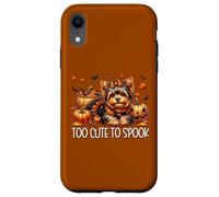 Yorkshire Terrier Graphic For Women Girls Too Cute To Spook Custodia per iPhone XR