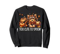 Yorkshire Terrier Graphic for Women Girls Too Cute To Spook Felpa