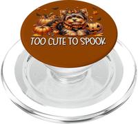 Yorkshire Terrier Graphic For Women Girls Too Cute To Spook PopSockets PopGrip per MagSafe