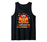 Yorkshire Terrier Hallothanksmas Halloween Autunno Natale Canotta