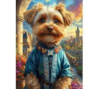 Yorkshire Terrier in A Flower Meadow Rompicapo 1000 Pezzi Leonardo Da Vinci Per Adulti Wildlife Pet Cartone Rigido Ultima Cena Per Collezione E Regalo Da Passatempo Migliore Vendita 1000 PCS