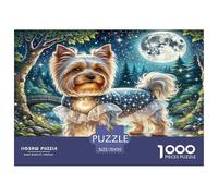 Yorkshire Terrier Jigsaw Puzzle,1000 Pezzi Classici, Per Adulti E Bambini Da 14 Anni E Più Giochi Educativi Giocattoli Perfetto Per Appassionati Di Esperti - Regalo Per Amore E Amico 70x50cm/1000pcs