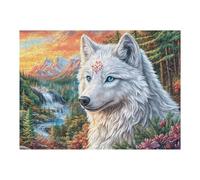 Yorkshire Terrier Magic Book Flower Field Cute Pet Fantasy Puzzle 500 Pezzi Giochi Da Tavolo Per Serate Divertimento in Gruppo Rilassamento E Convivialità Regalo Per Amici 500 PCS