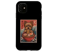 Yorkshire Terrier Mangiare Ramen Kawaii Anime Amante dei cani Custodia per iPhone 11