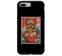 Yorkshire Terrier Mangiare Ramen Kawaii Anime Amante dei cani Custodia per iPhone 7 Plus/8 Plus