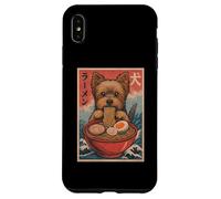 Yorkshire Terrier Mangiare Ramen Kawaii Anime Amante dei cani Custodia per iPhone XS Max