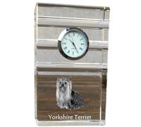 Yorkshire Terrier orologio a tre strisce con cane Art-Dog