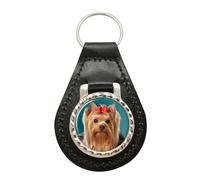 Yorkshire Terrier Pelle Portachiavi