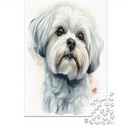 Yorkshire Terrier Puzzle 1000 Pezzi, Animal Strumento Cognitivo, Progetto Condiviso, Opera Da Mostrare 1000pcs (75x50cm)
