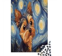 Yorkshire Terrier Puzzle 1000 Pezzi, Geografia Mentale, Esperienza Tattile, Opera Conversazionale 1000pcs (75x50cm)