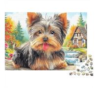 Yorkshire Terrier Puzzle 1000 Pezzi Rompicapo Avanzato - Immagine Dettagliata, Qualità Premium, Perfetto Come Regalo Creativo - 52x38cm/1000pcs