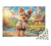 Yorkshire Terrier Puzzle 1000 Pezzi Rompicapo Avanzato - Immagine Dettagliata, Qualità Premium, Perfetto Come Regalo Creativo - 38x26cm/1000pcs